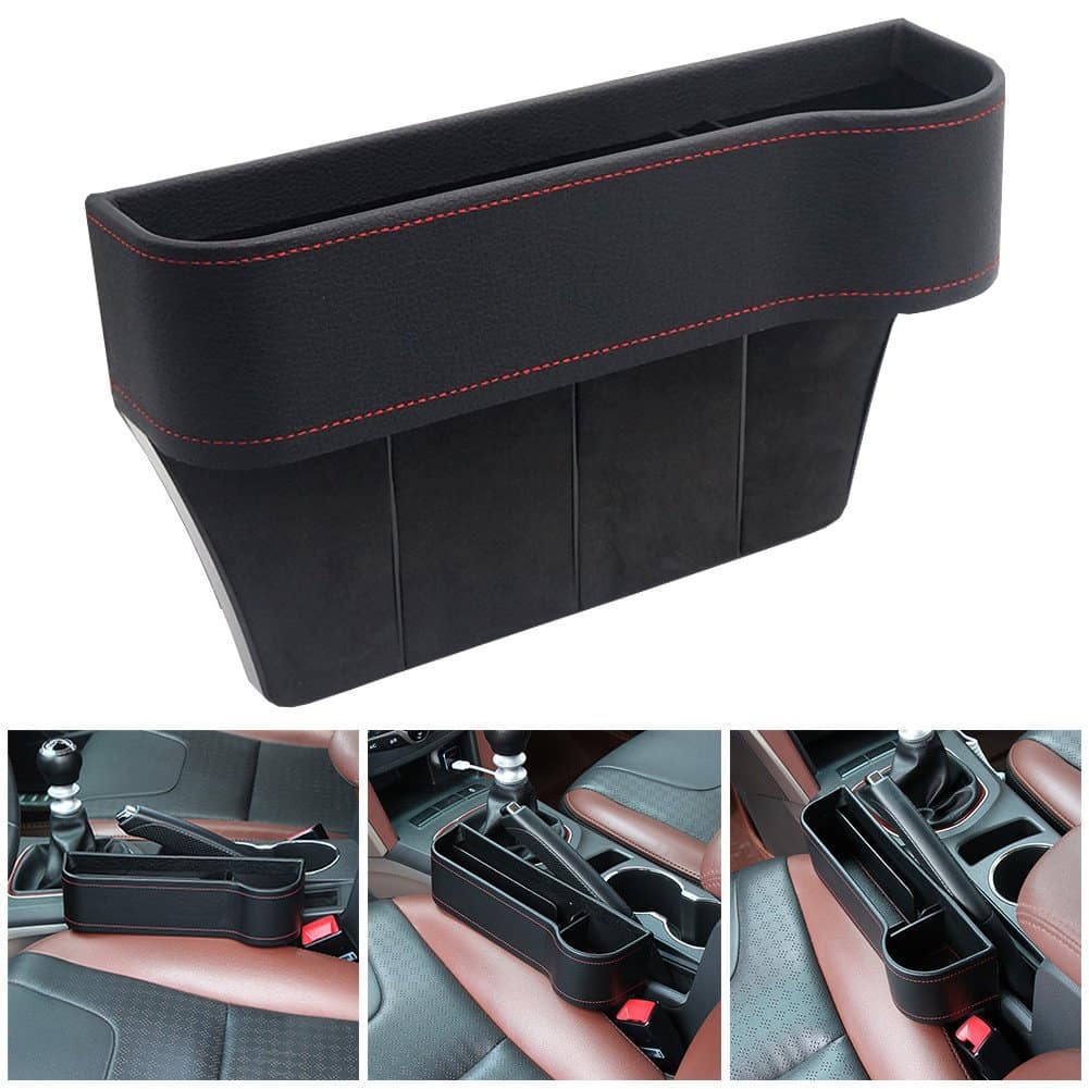 Multifunctional Car Seat Organizer Leather Set (Left & Right)