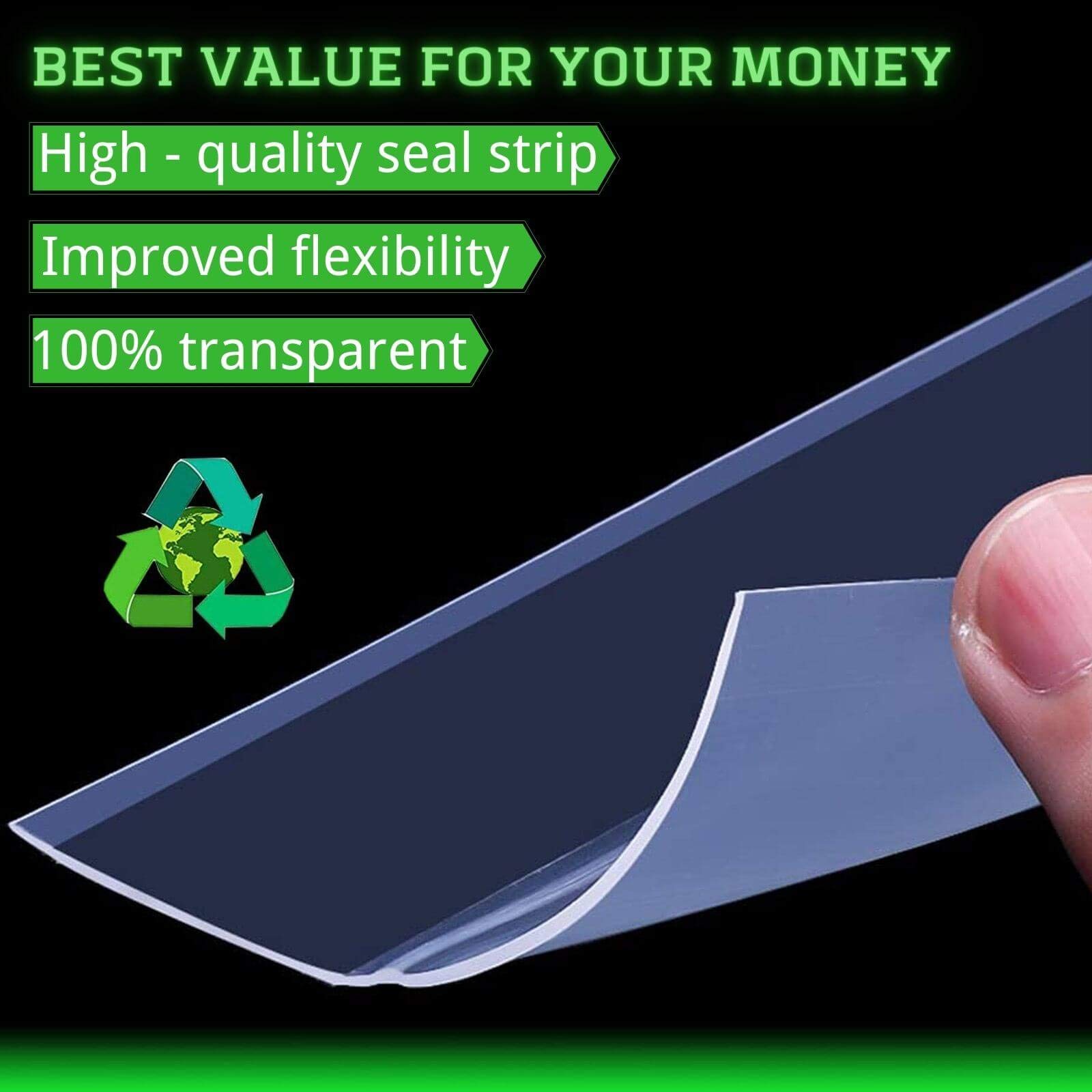 🔥BIG SALE - 49% OFF🔥🔥 Weather Stripping Door Seal Strip (5m/roll)