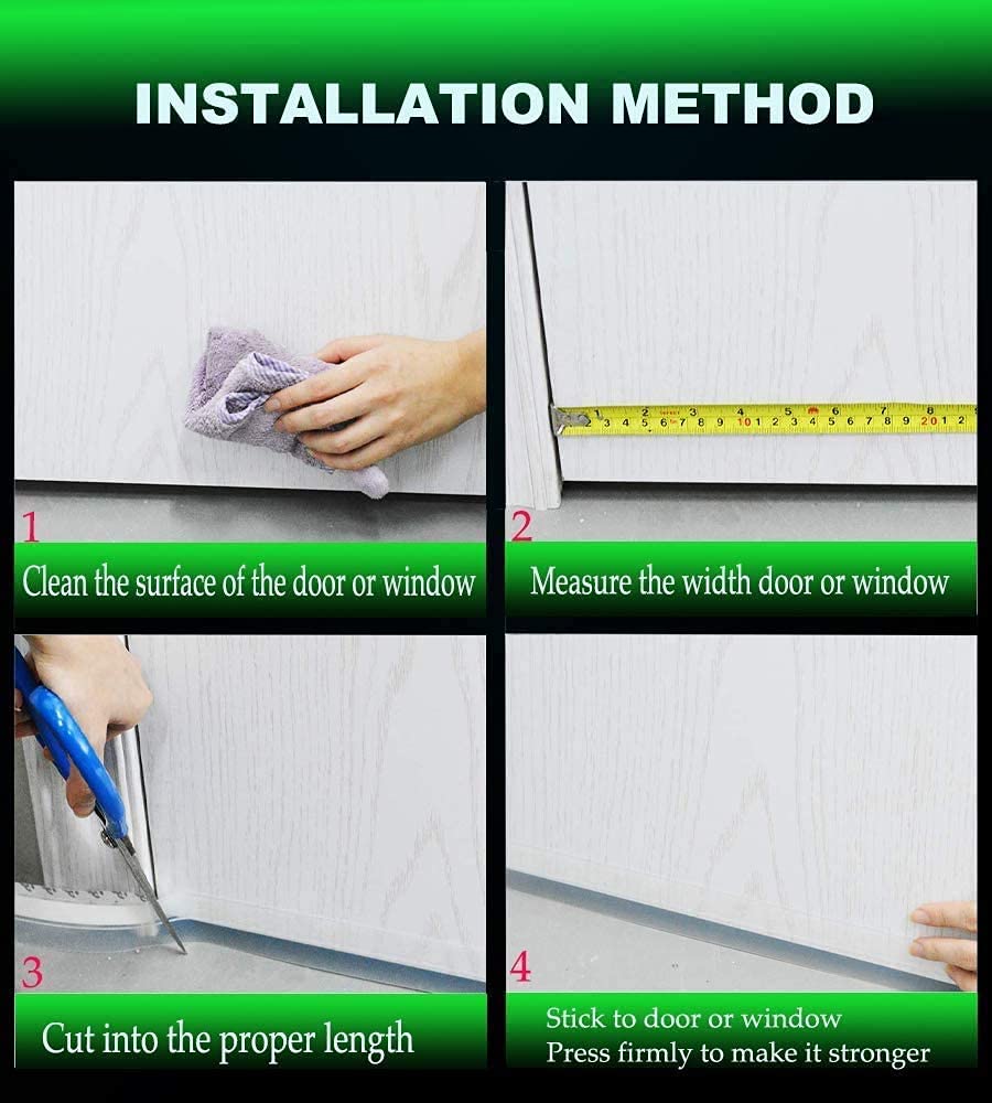 🔥BIG SALE - 49% OFF🔥🔥 Weather Stripping Door Seal Strip (5m/roll)
