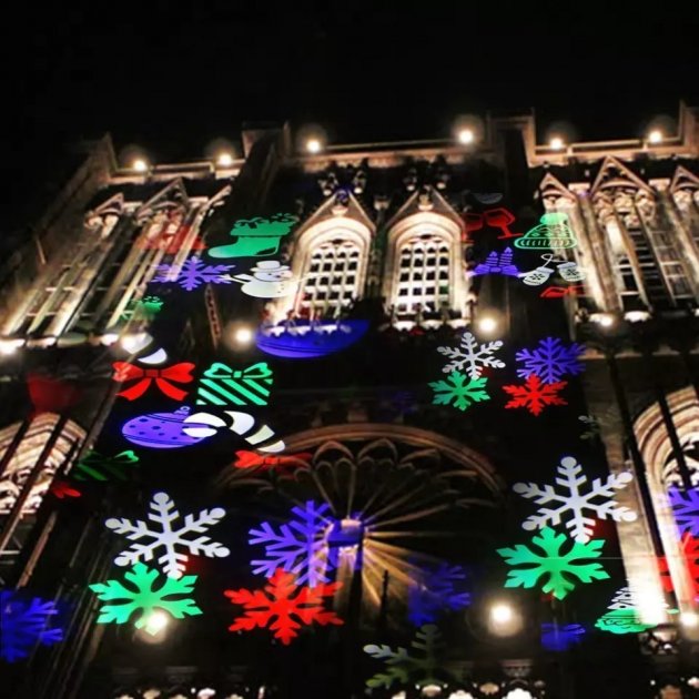 LED Outdoor Projector Light with 12 Patterns