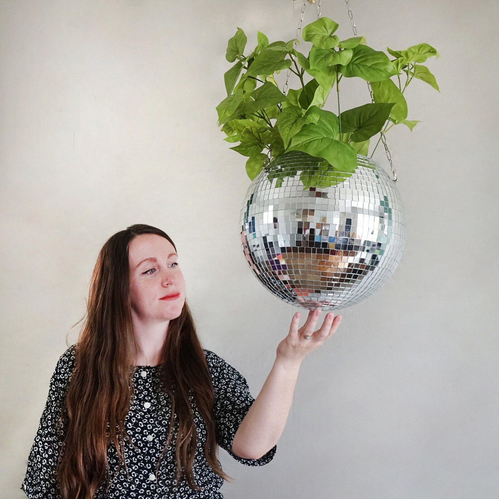 Disco Party Hanging Planter