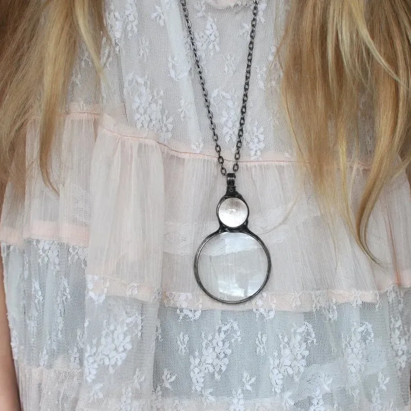 💐Last Day 70% OFF💖Magnifying Glass Pendant Necklace