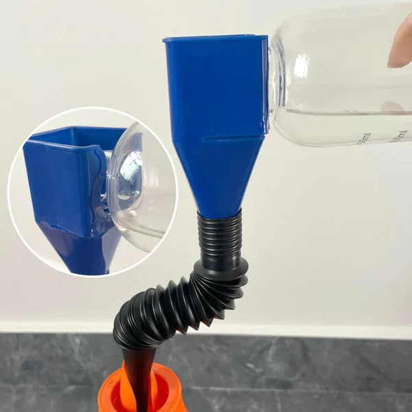Buy One Get One Free🔥Flexible Draining Tool Snap Funnel(2pcs)