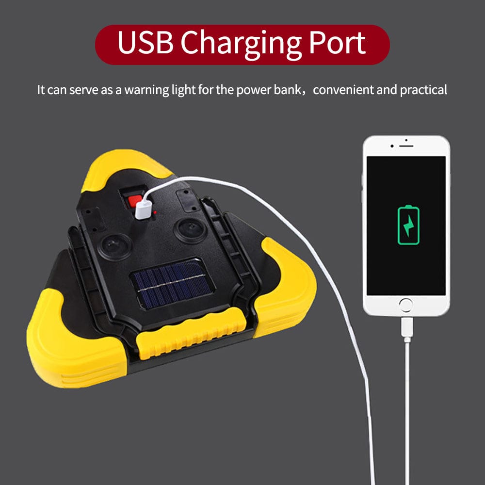 🔥Hot Sale 🔥 2-IN-1 Emergency Triangular Roadside Warning Light