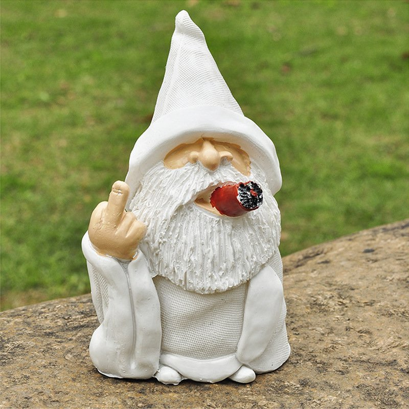 Garden Gnome Resin Statue