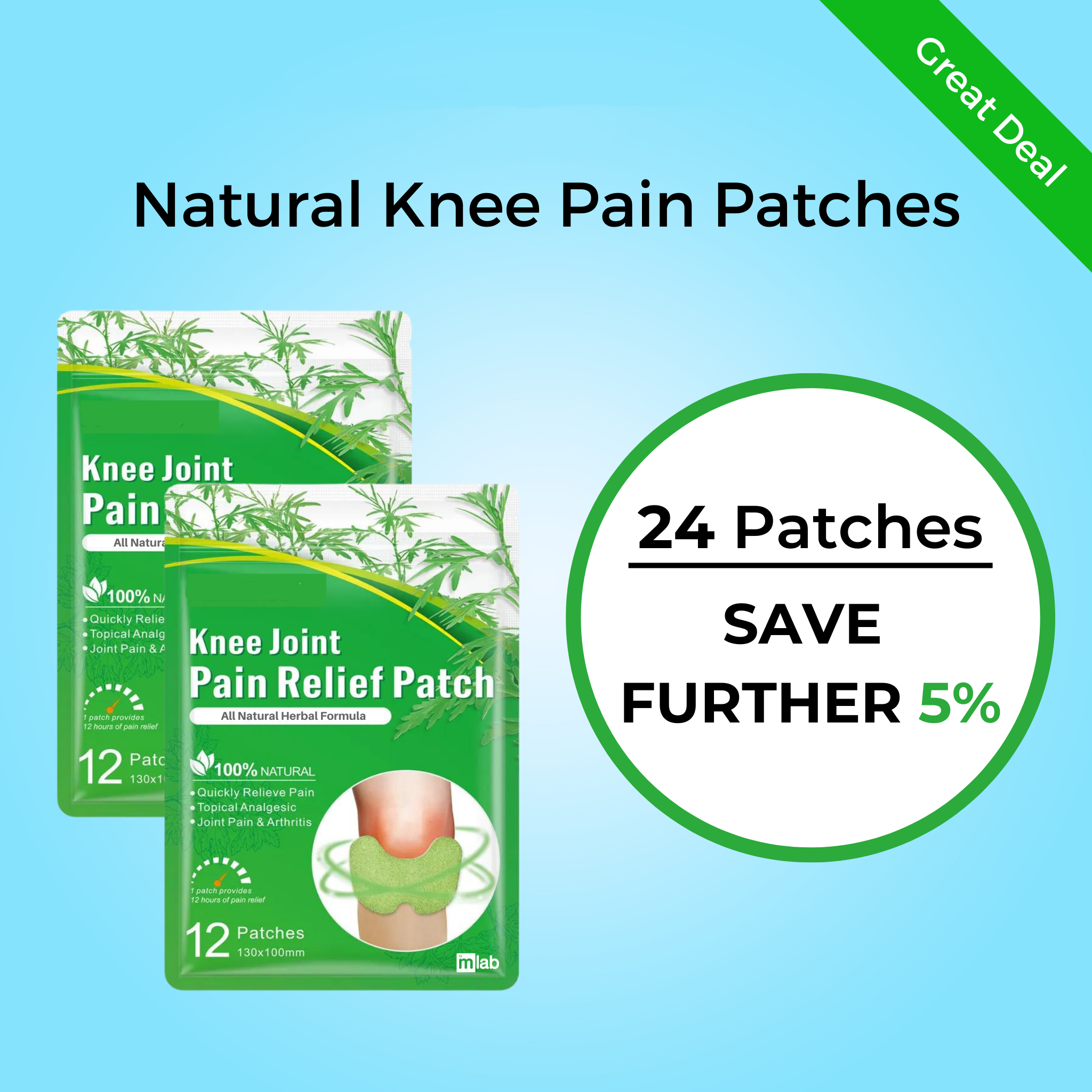 Natural Knee Pain Patches