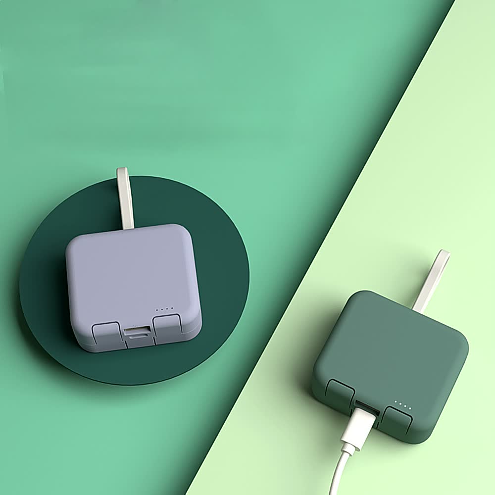 Multi-function with Own Cord Handbag Back Clip Portable Power Bank