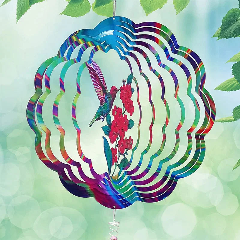 Hummingbird Wind Spinner