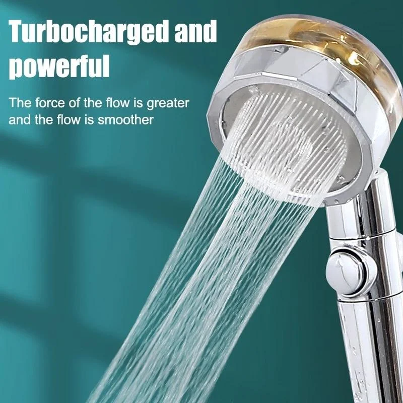 360° Swivel Turbo Shower Head