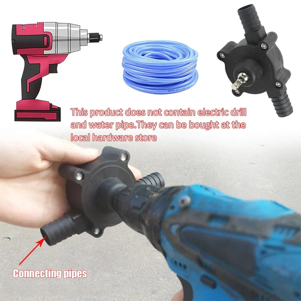 Hand Electric Drill Drive Self Priming Water Transfer Pump