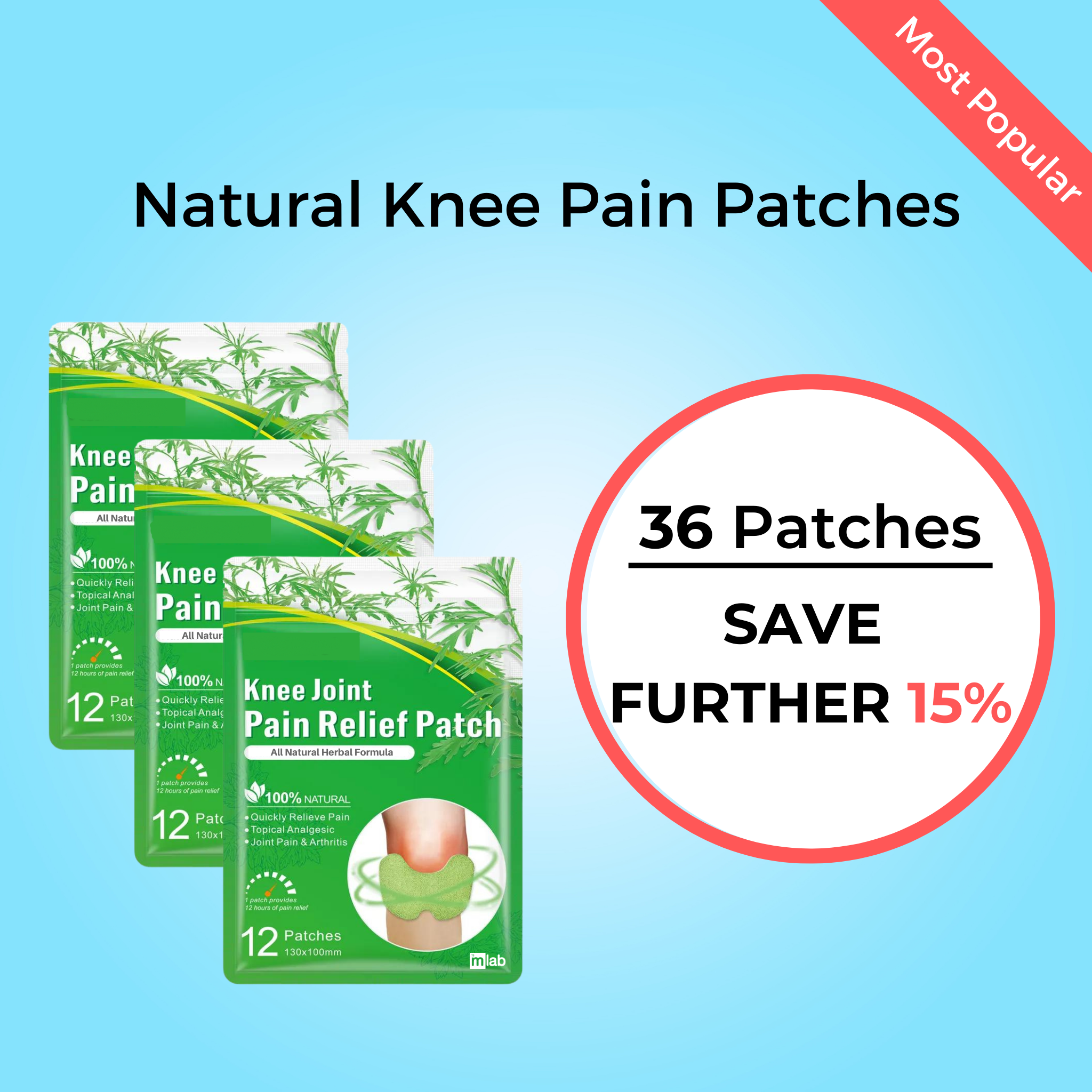 Natural Knee Pain Patches