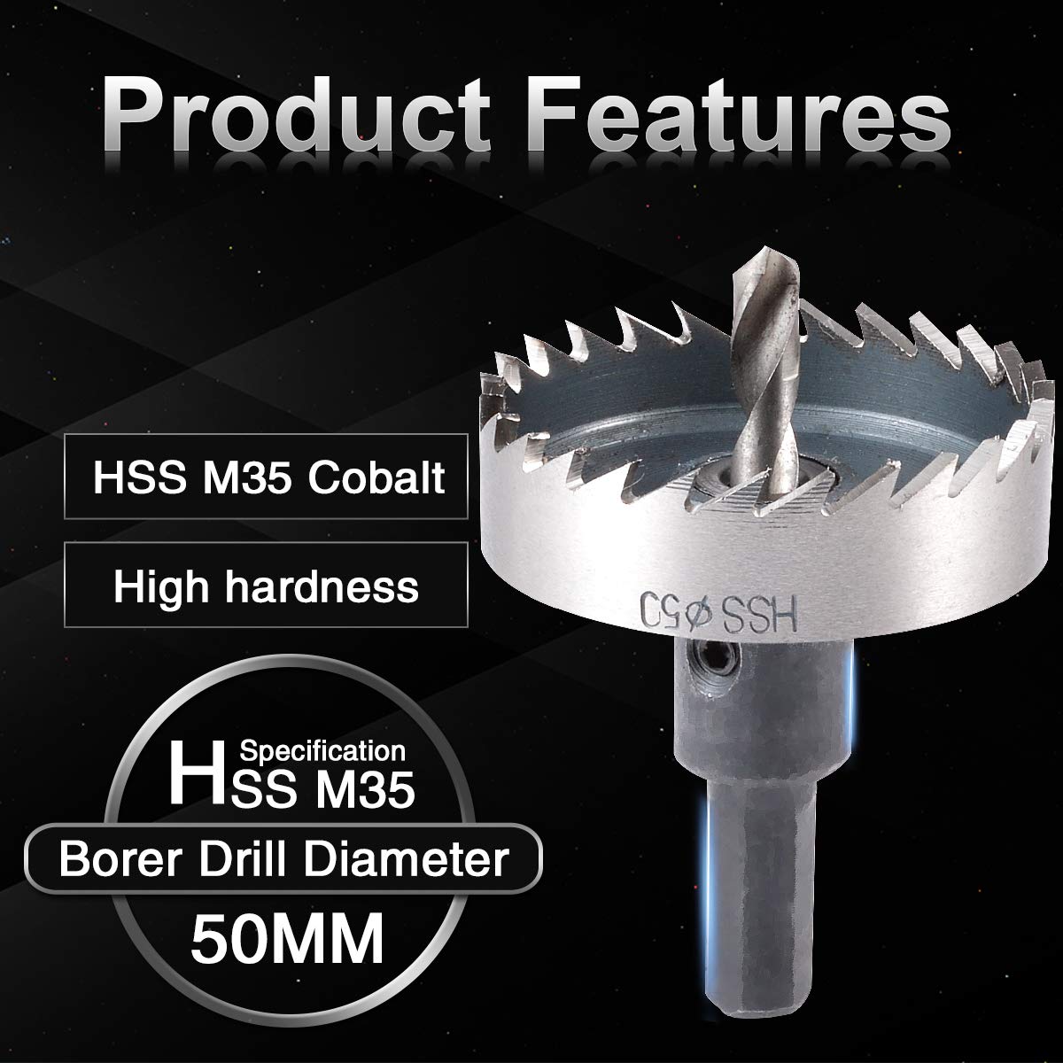 Drill Bit Hole Set for Metal (5 pcs)