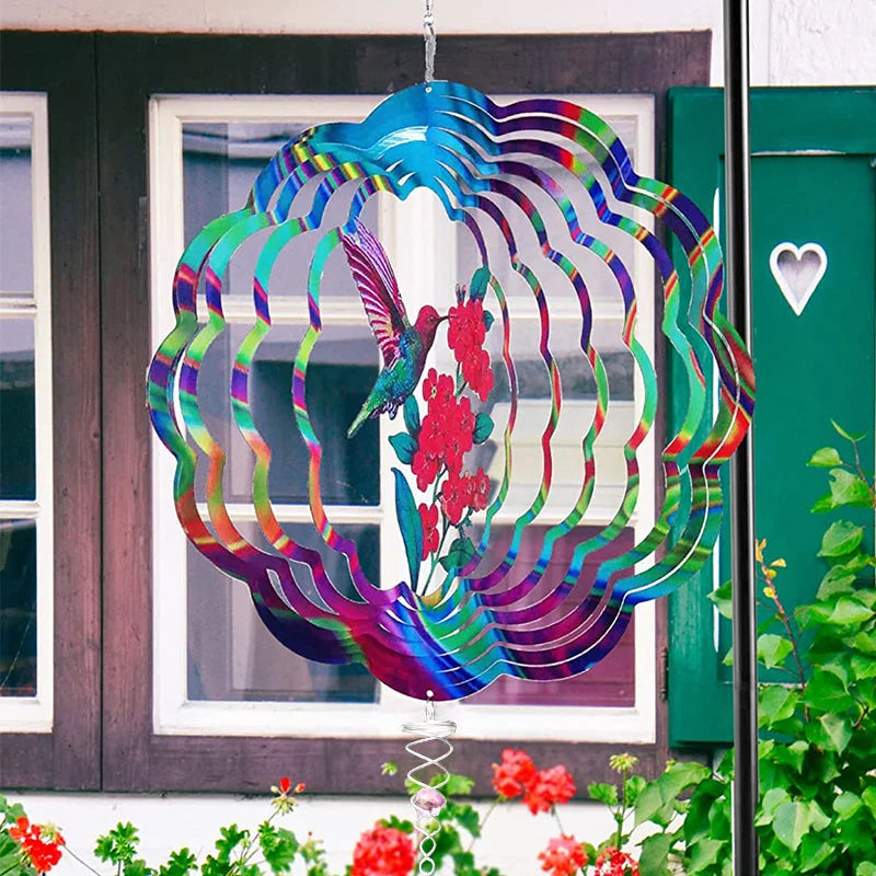 Hummingbird Wind Spinner