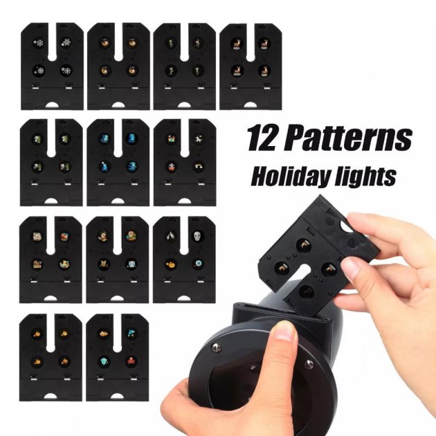 LED Outdoor Projector Light with 12 Patterns