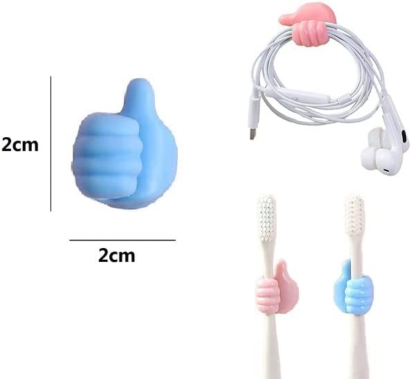 20 PCS Silicone Thumb Wall Hook