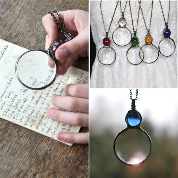 💐Last Day 70% OFF💖Magnifying Glass Pendant Necklace