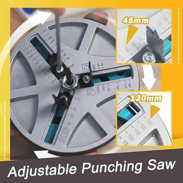 🔥 Last Day 50% OFF 🔥 Adjustable Punch Saw Tool For Drilling