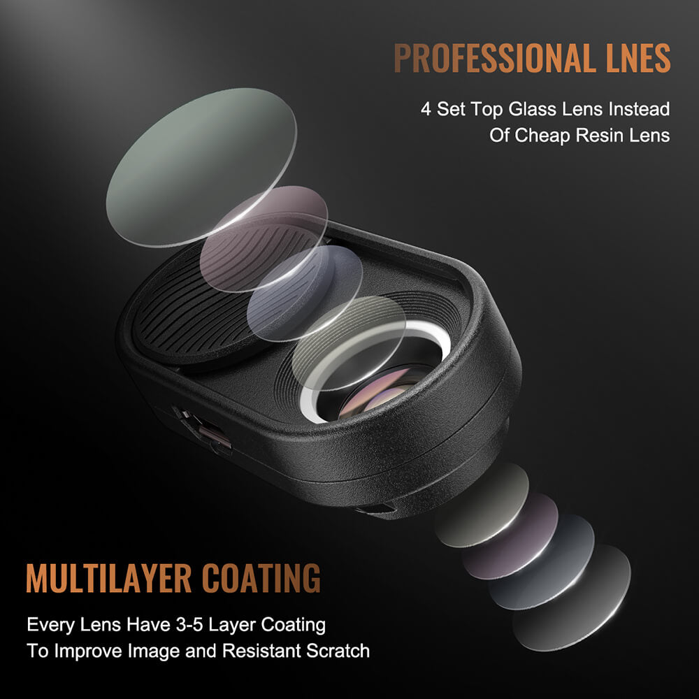 Mobile LED 100X Microscope Lens