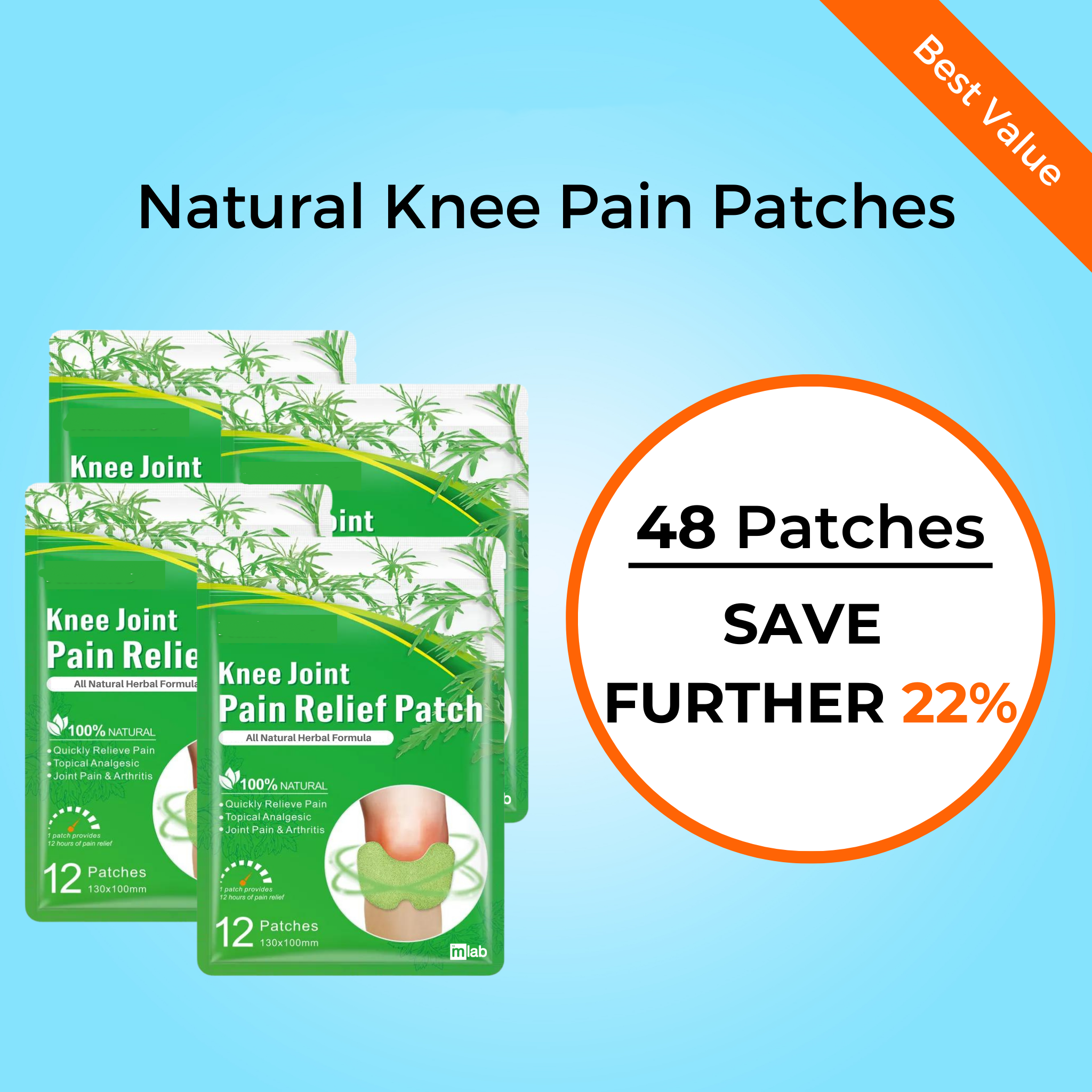 Natural Knee Pain Patches