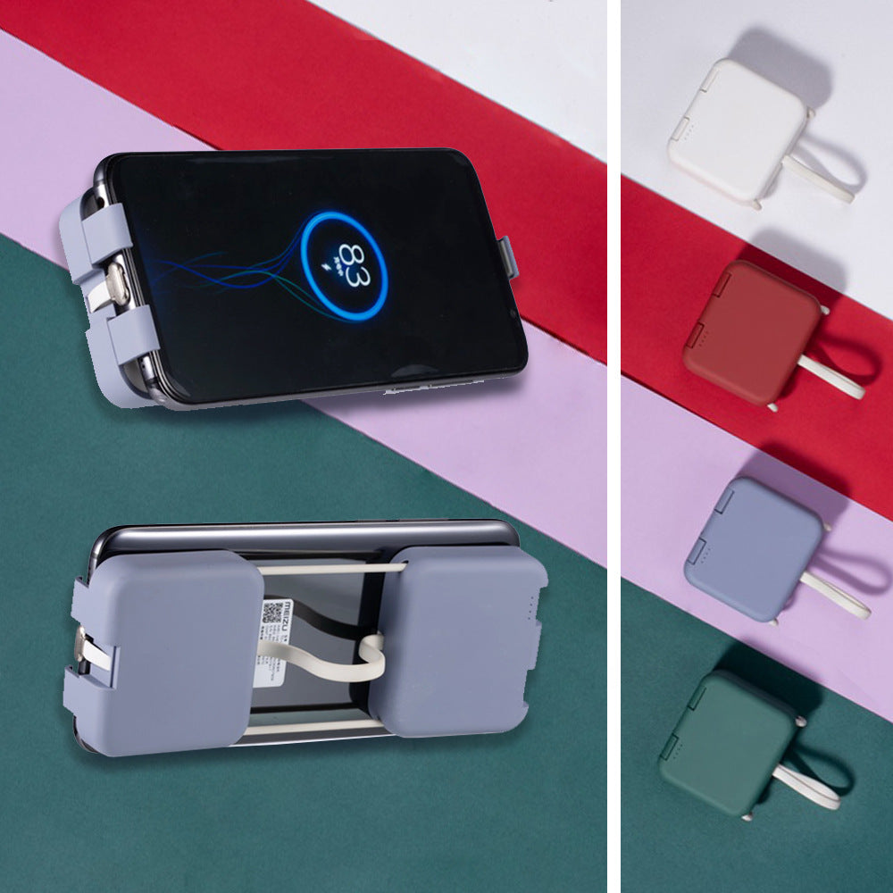 Multi-function with Own Cord Handbag Back Clip Portable Power Bank