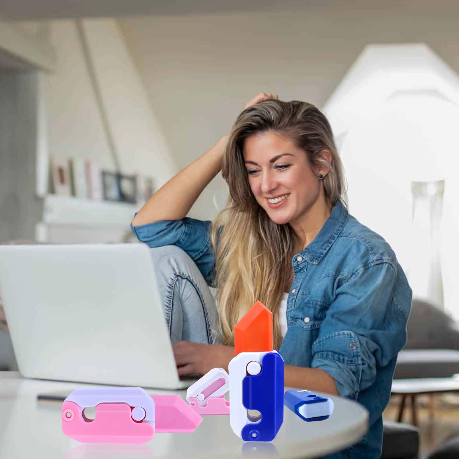 🔥2023 Hot Sale 49%OFF🔥😀3D Gravity Carrot Knife Decompression Toy（3 Pcs）😍