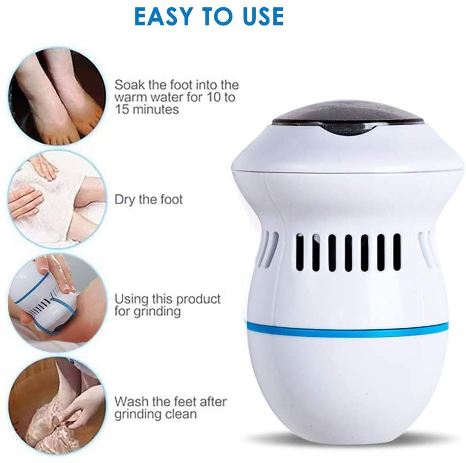 🔥HOT-SALE🔥 New Electric Foot Grinder Skin Hard Rupture Skin Trimmer Dead Skin