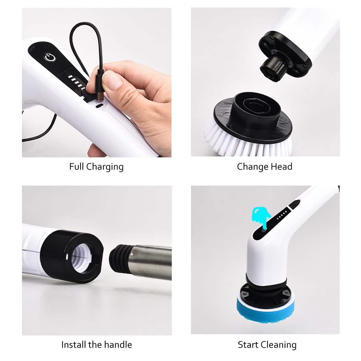 7 in1 Electric Magic Brush Cleaning Tool