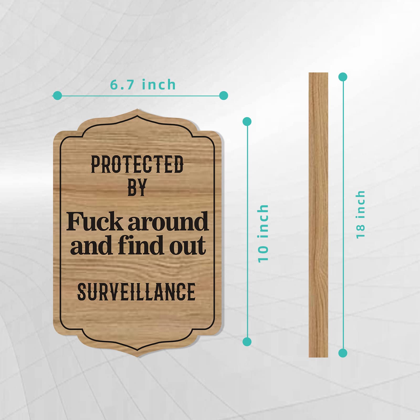 Protected by Sign Fuck Around and Find Out Home Security