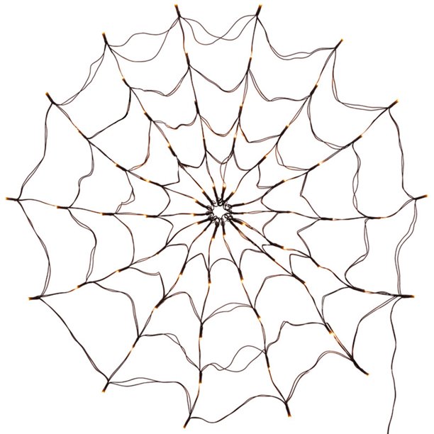 Halloween Decorative Spider Web Lighting