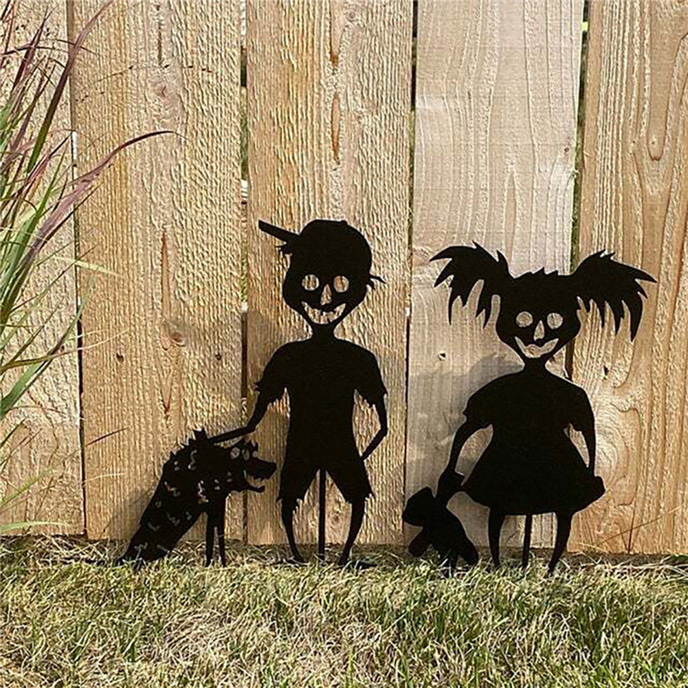 Cute Ghost Zombies - Metal Art