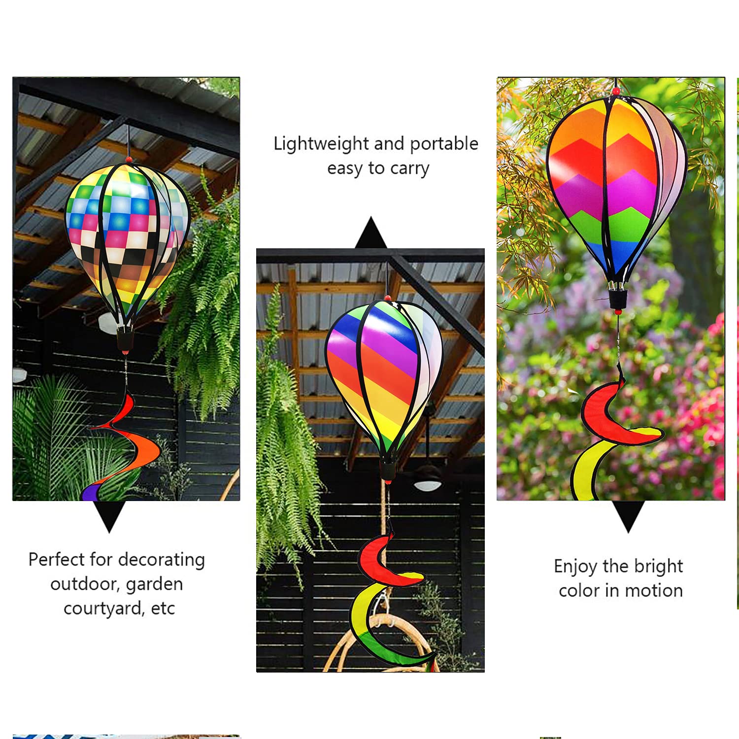 Spectrum Hot Air Balloon Wind Spinner