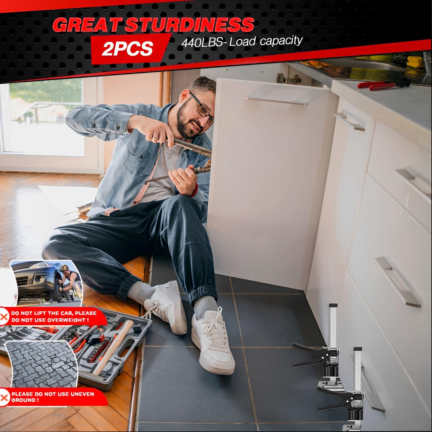 The Labor-Saving Arm - Hand Lifting Jack Tool