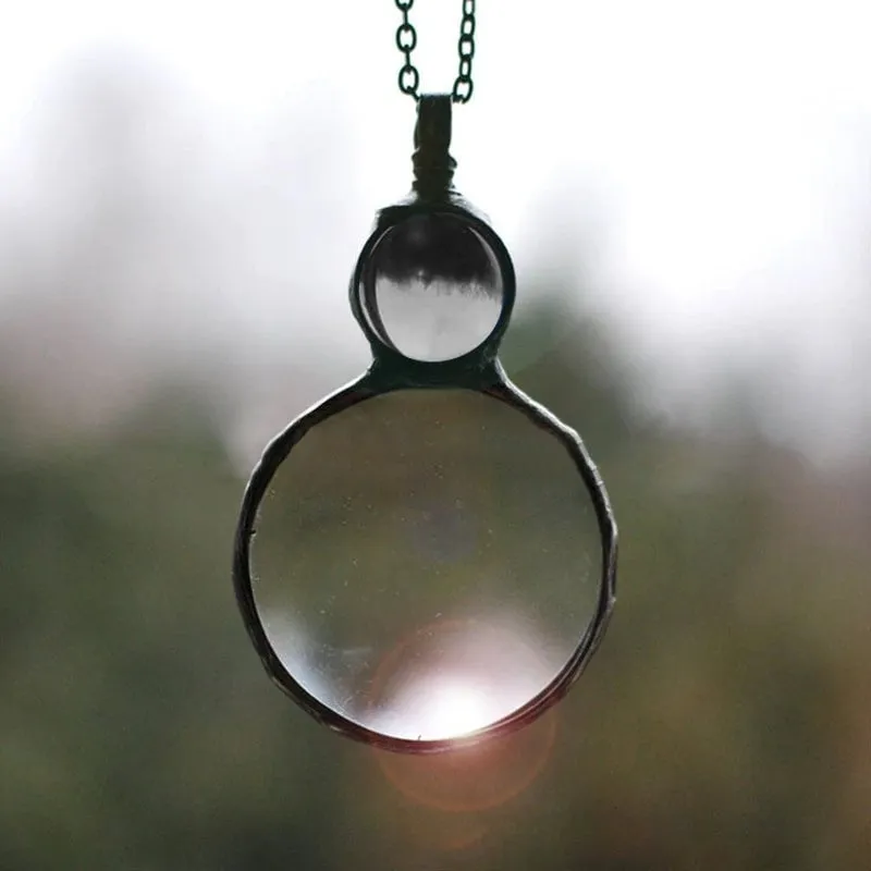 💐Last Day 70% OFF💖Magnifying Glass Pendant Necklace