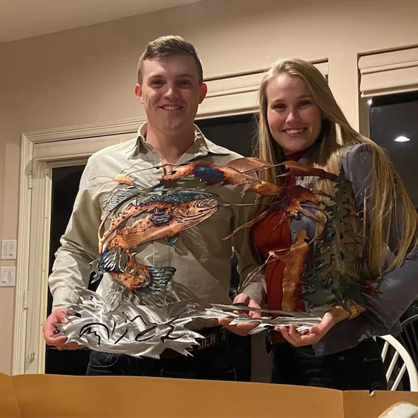 75% OFF -Rustic Style Wild Animals Metal Wall Decoration Art