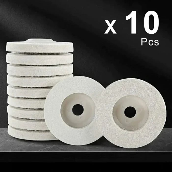 Wool Felt Polishing Wheel Disc Pack 