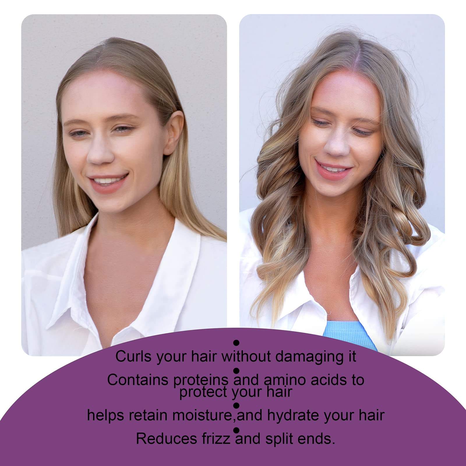 Heatless Curling Rod Headband