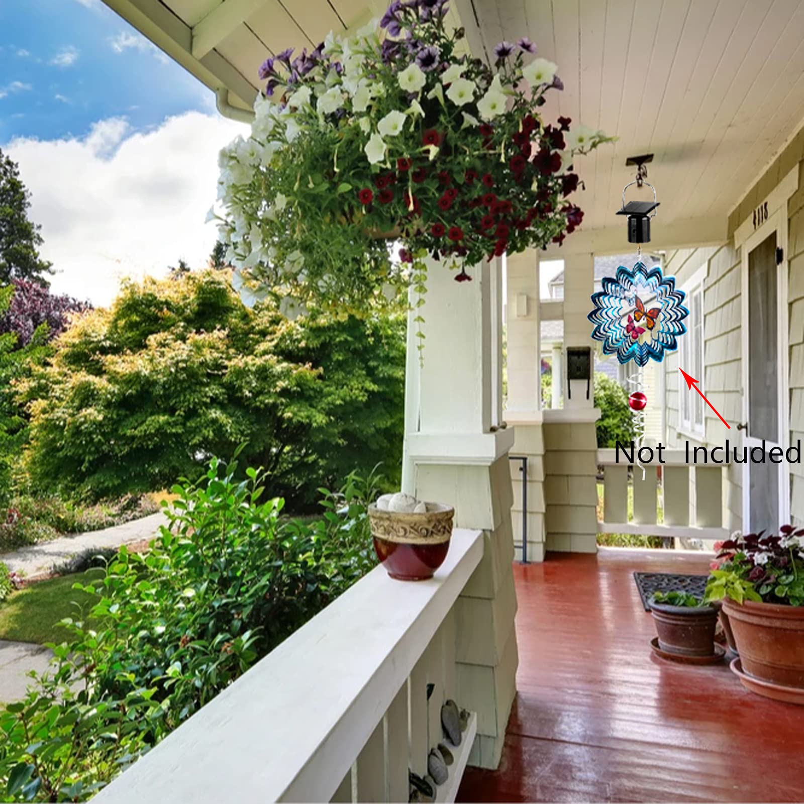 Solar Powered Wind Spinner Motor