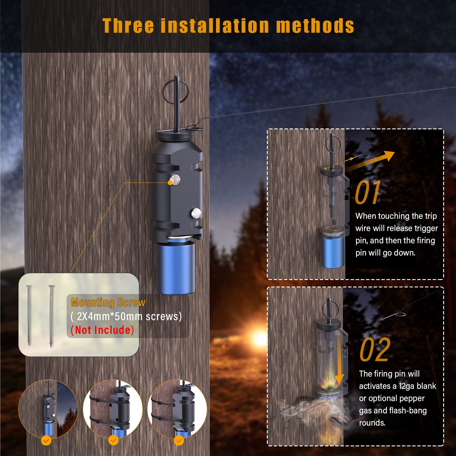 Perimeter Trip Alarm (Camp Safe Alarm)