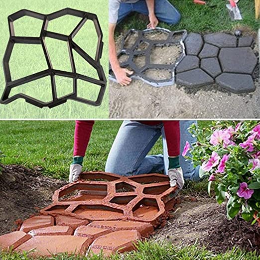 Garden Path Making Mould Diy Concrete Pavement Garden Path Mold