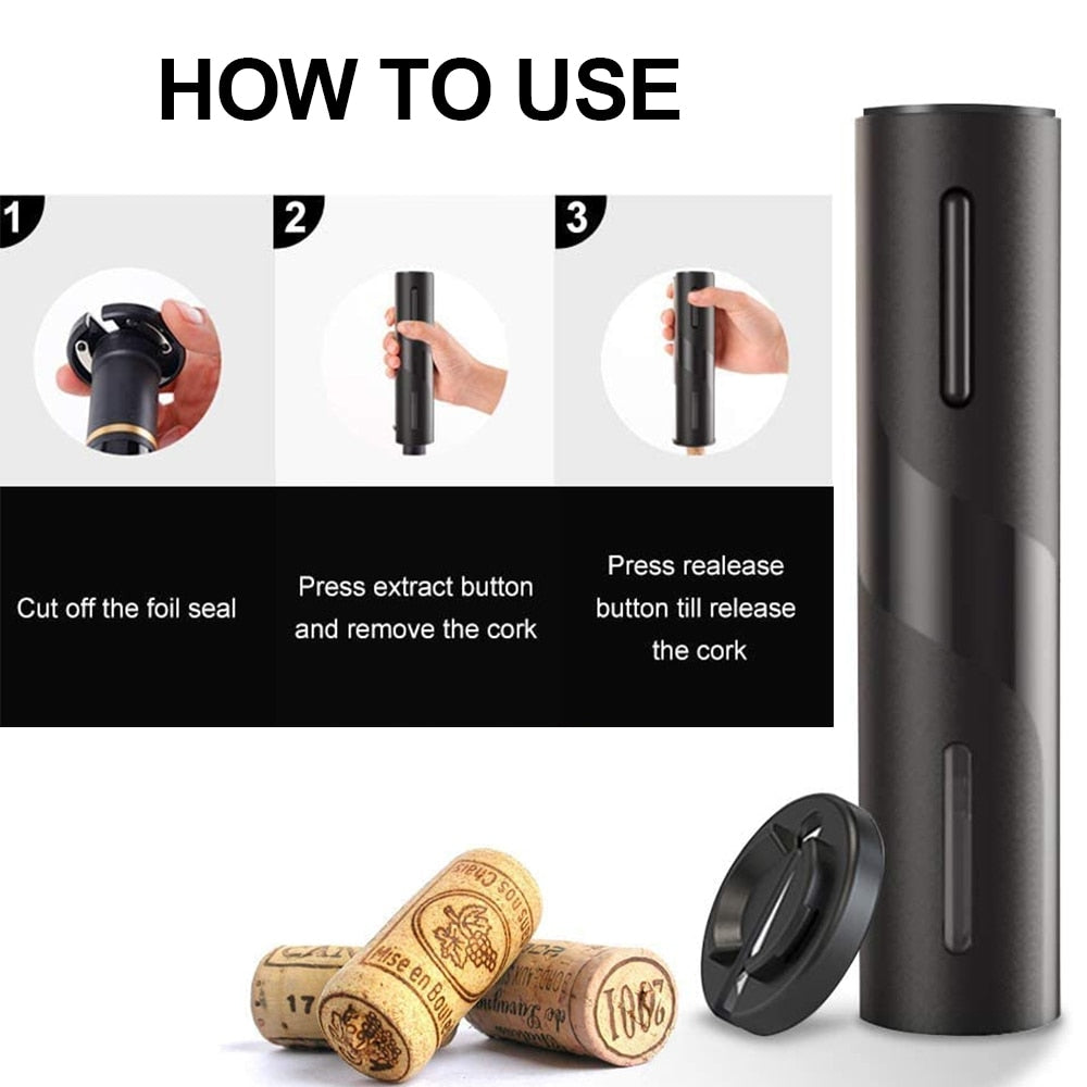 Rechargeable Electric Wine Bottle Opener Set