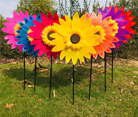 🎉 Colorful Sunflower Windmill-For Decoration Outside Yard🌻
