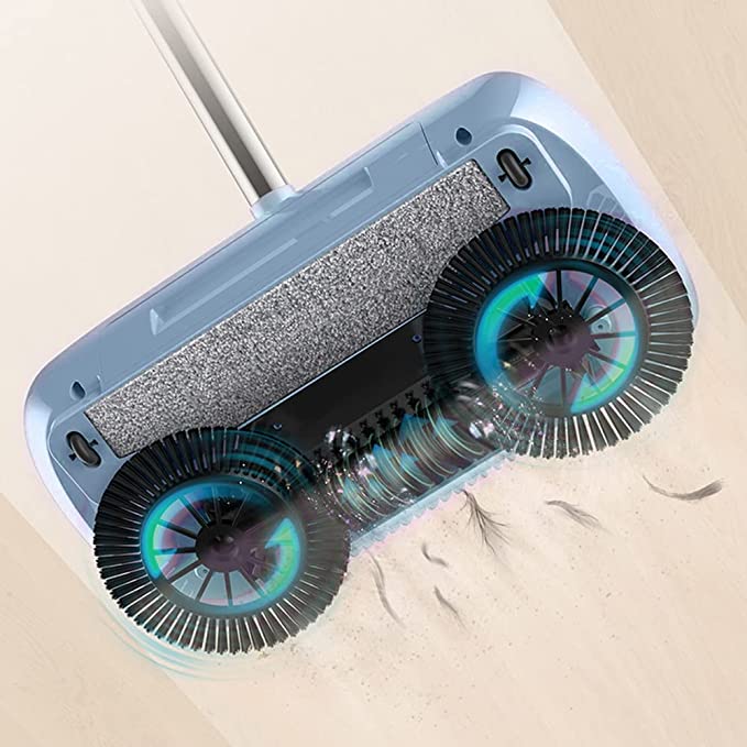 2 In 1 Automatic Hand-Pushed Sweeping Robot Set