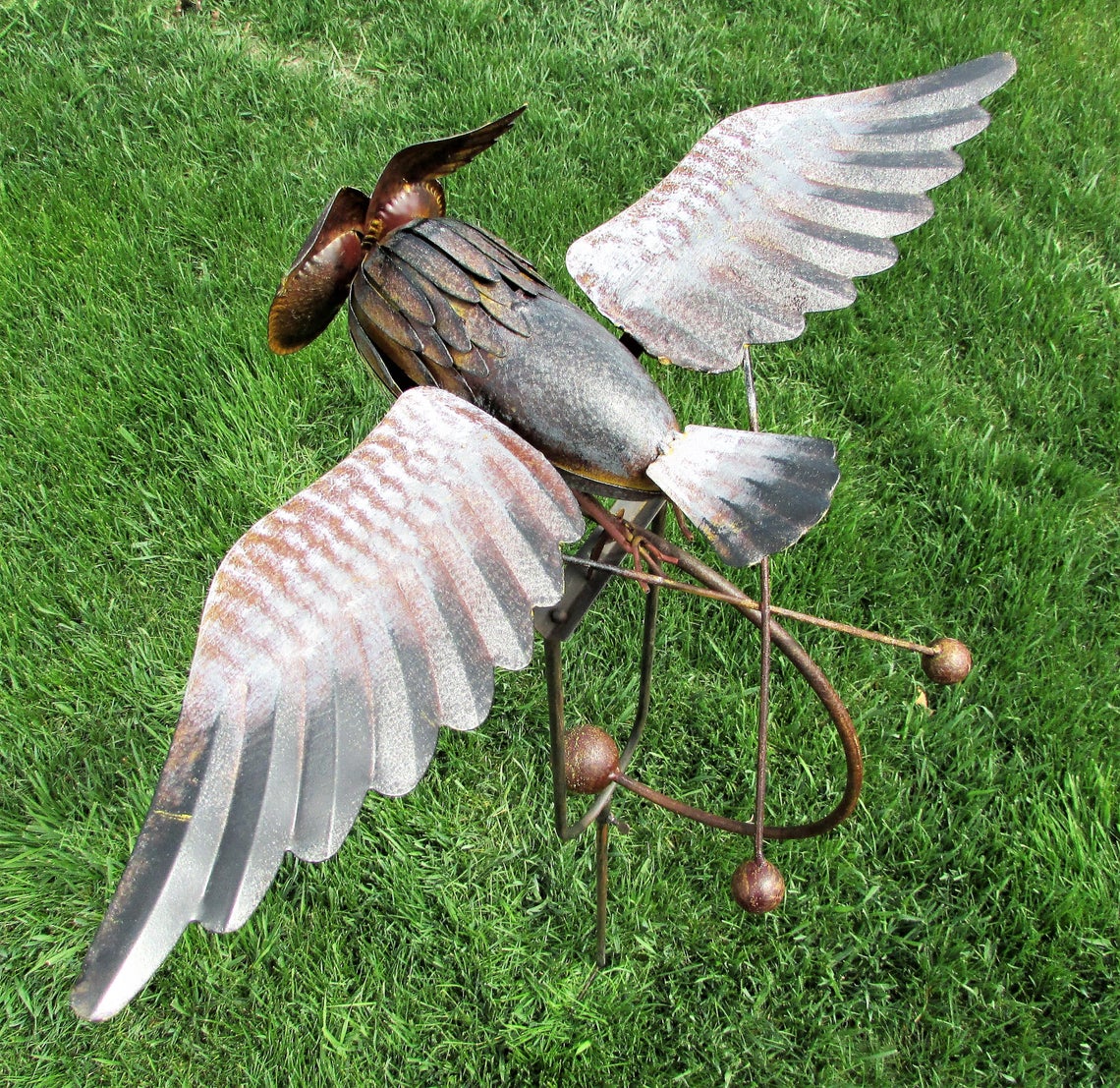 Garden Stake Rocker Eagle