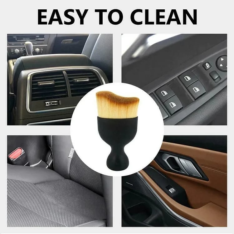 Car interior cleaning multitool brush