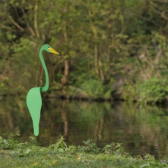 Swirl Bird-a whimsical and dynamic bird that spins with the slight garden breeze