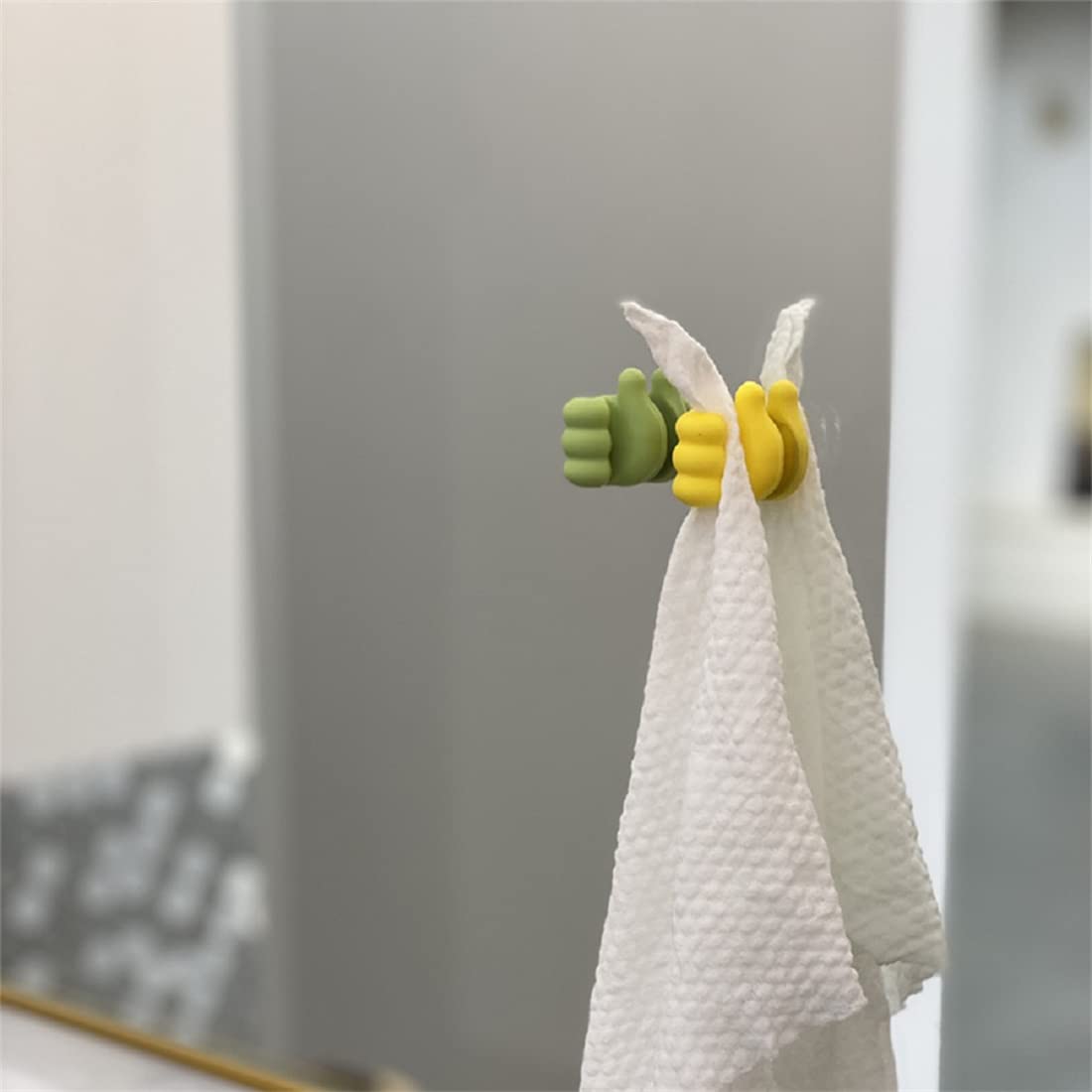 20 PCS Silicone Thumb Wall Hook