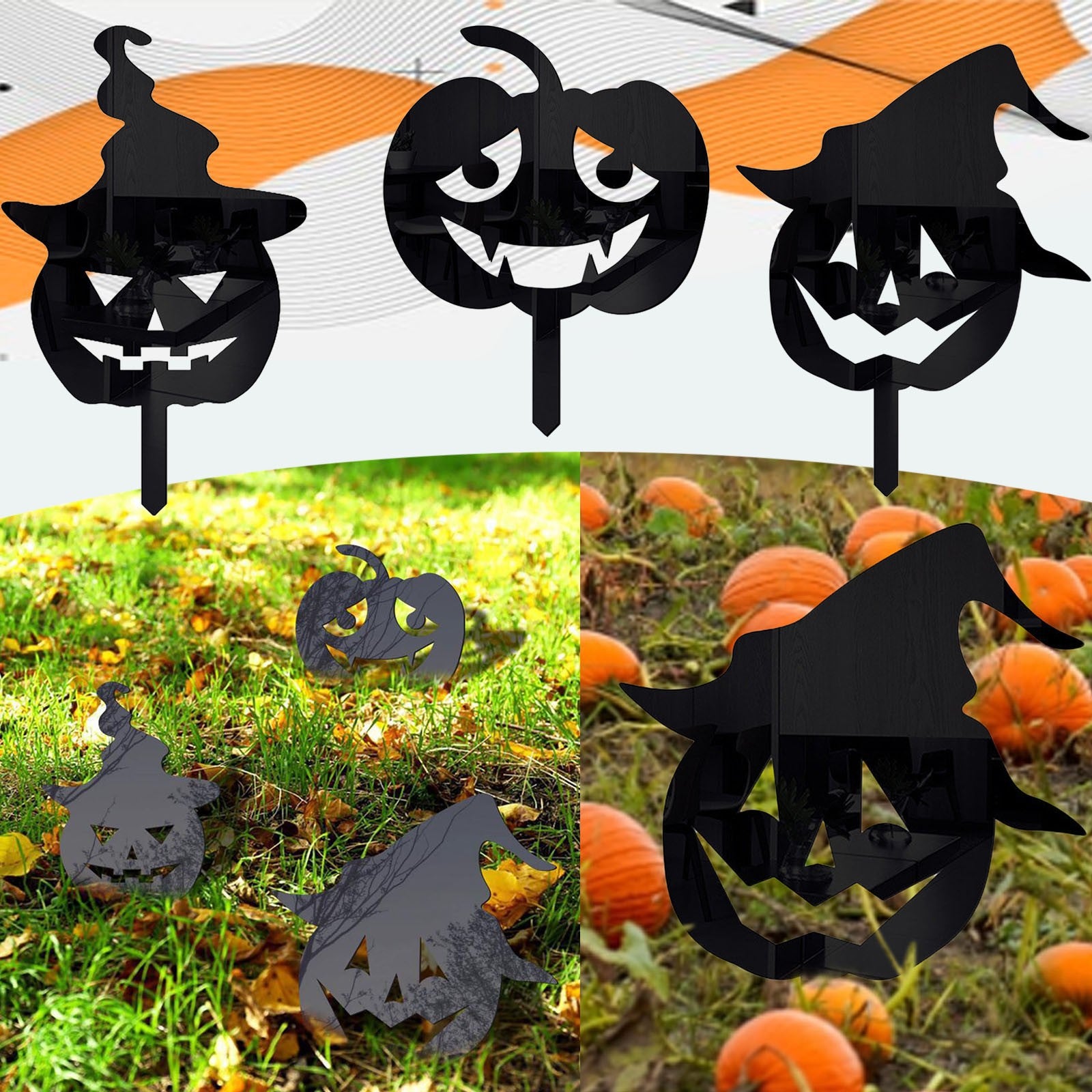 Halloween Acrylic Outdoor Garden Decorative