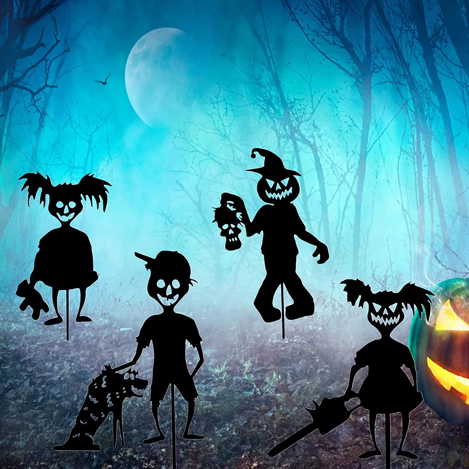 Cute Ghost Zombies - Metal Art