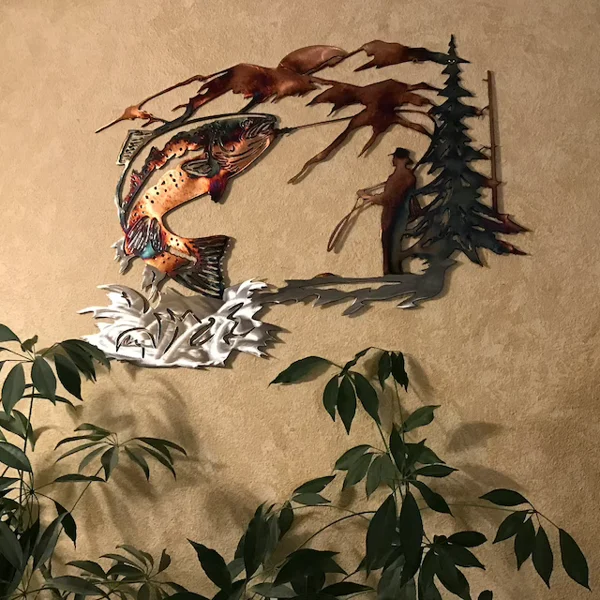 75% OFF -Rustic Style Wild Animals Metal Wall Decoration Art