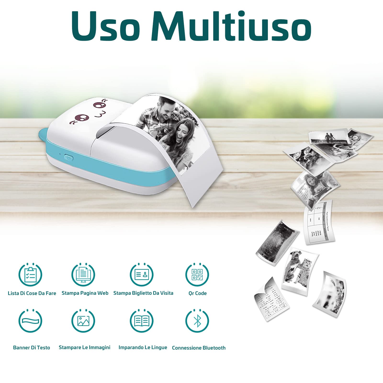 Portable Mini Kitten Thermal Printer